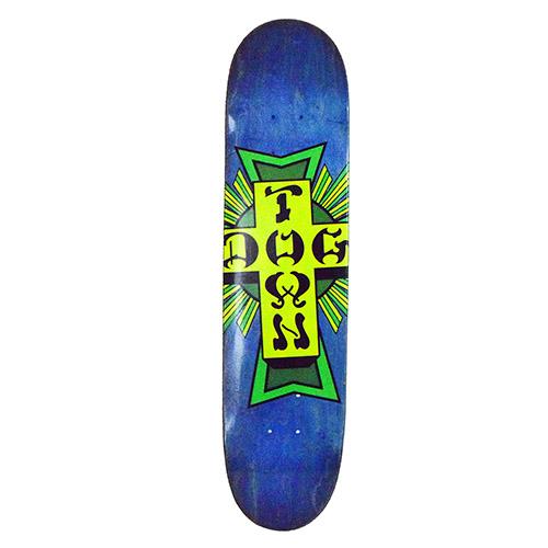 Dogtown Skateboards Street Cross Logo Deck Assorted Stain 7.375" X 31.25"